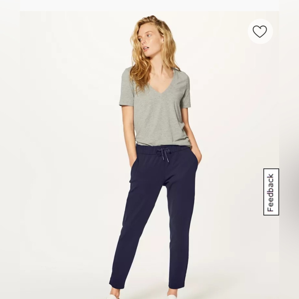 Lululemon on the fly navy blue pants women’s size 2
